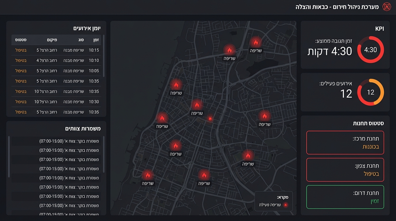 מערכת לניהול כיבוי אש